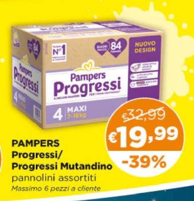 PAMPERS Progressi Progressi Mutandino