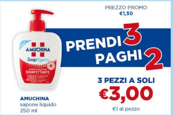 AMUCHINA sapone liquido 250 ml