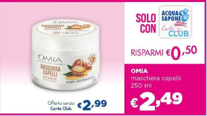OMIA maschera capelli 250 ml