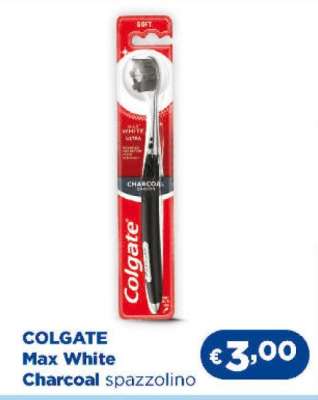 COLGATE Max White Charcoal spazzolino