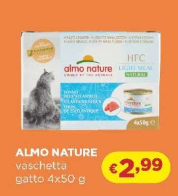 ALMO NATURE vaschetta gatto 4x50 g