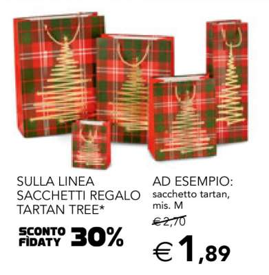 Sacchetto tartan, mis. M