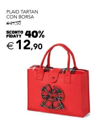 PLAID TARTAN CON BORSA