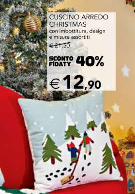 CUSCINO ARREDO CHRISTMAS