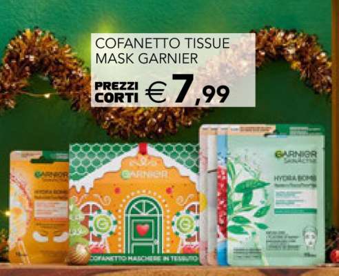 COFANETTO TISSUE MASK GARNIER