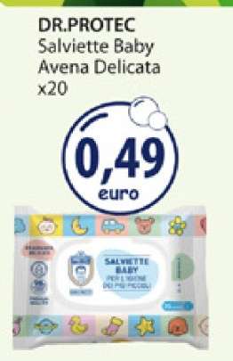 DR.PROTEC Salviette Baby Avena Delicata x20