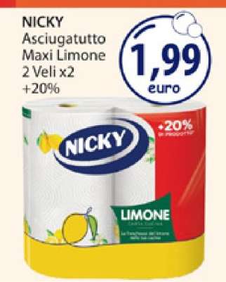 NICKY Asciugatutto Maxi Limone