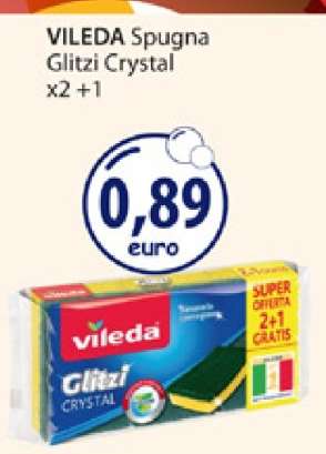 VILEDA Spugna Glitzi Crystal
