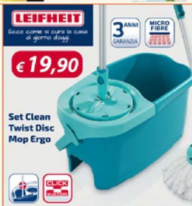 Set Clean Twist Disc Mop Ergo