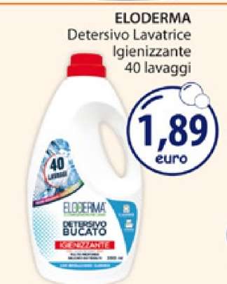 ELODERMA Detersivo Lavatrice Igienizzante 40 lavaggi