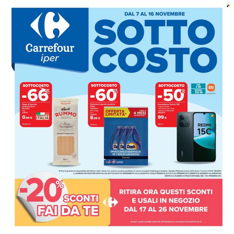 Volantino Carrefour - 7/11/2025 - 16/11/2025.