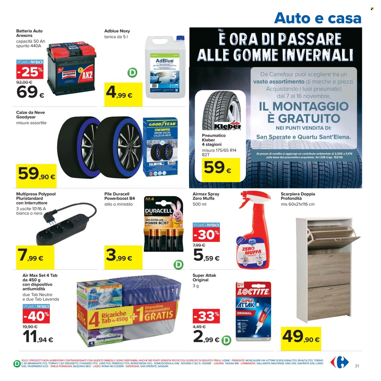 Volantino Carrefour - 7/11/2025 - 16/11/2025. Pagina 31