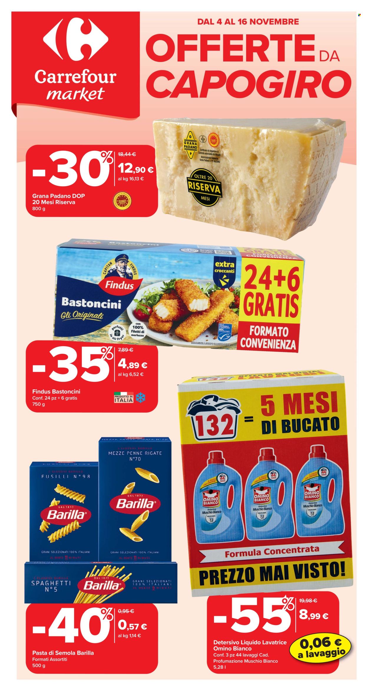 Volantino Carrefour - 4/11/2025 - 16/11/2025. Pagina 1