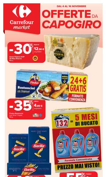 Volantino Carrefour - 4/11/2025 - 16/11/2025.