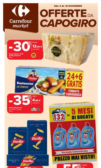 Volantino Carrefour - 4/11/2025 - 16/11/2025.