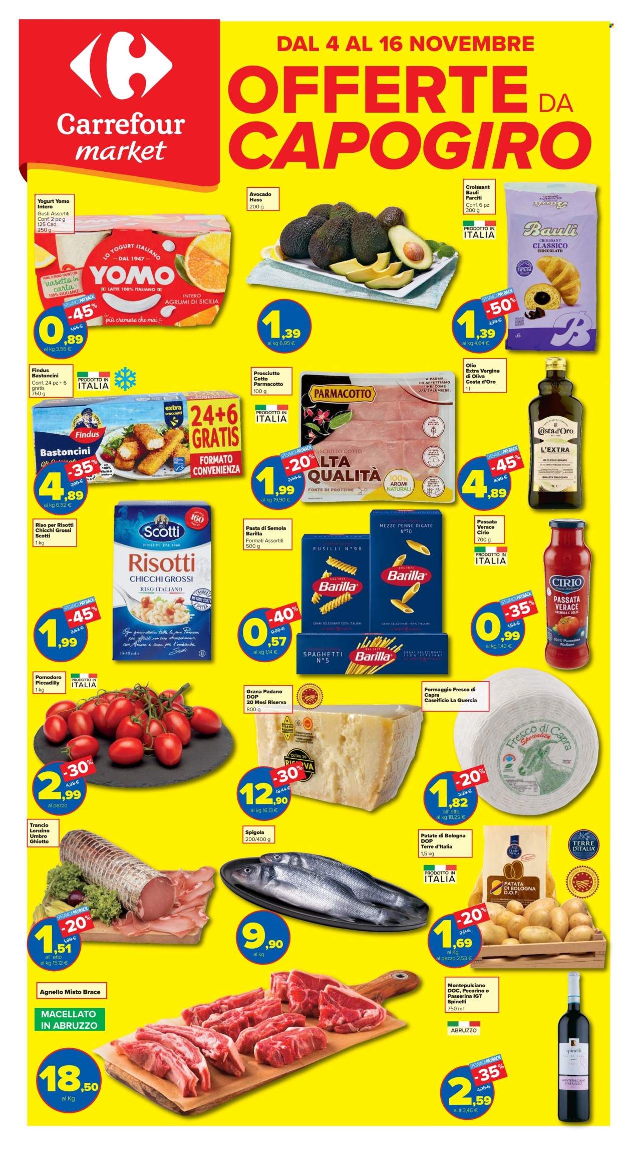 Volantino Carrefour - 4/11/2025 - 16/11/2025. Pagina 1