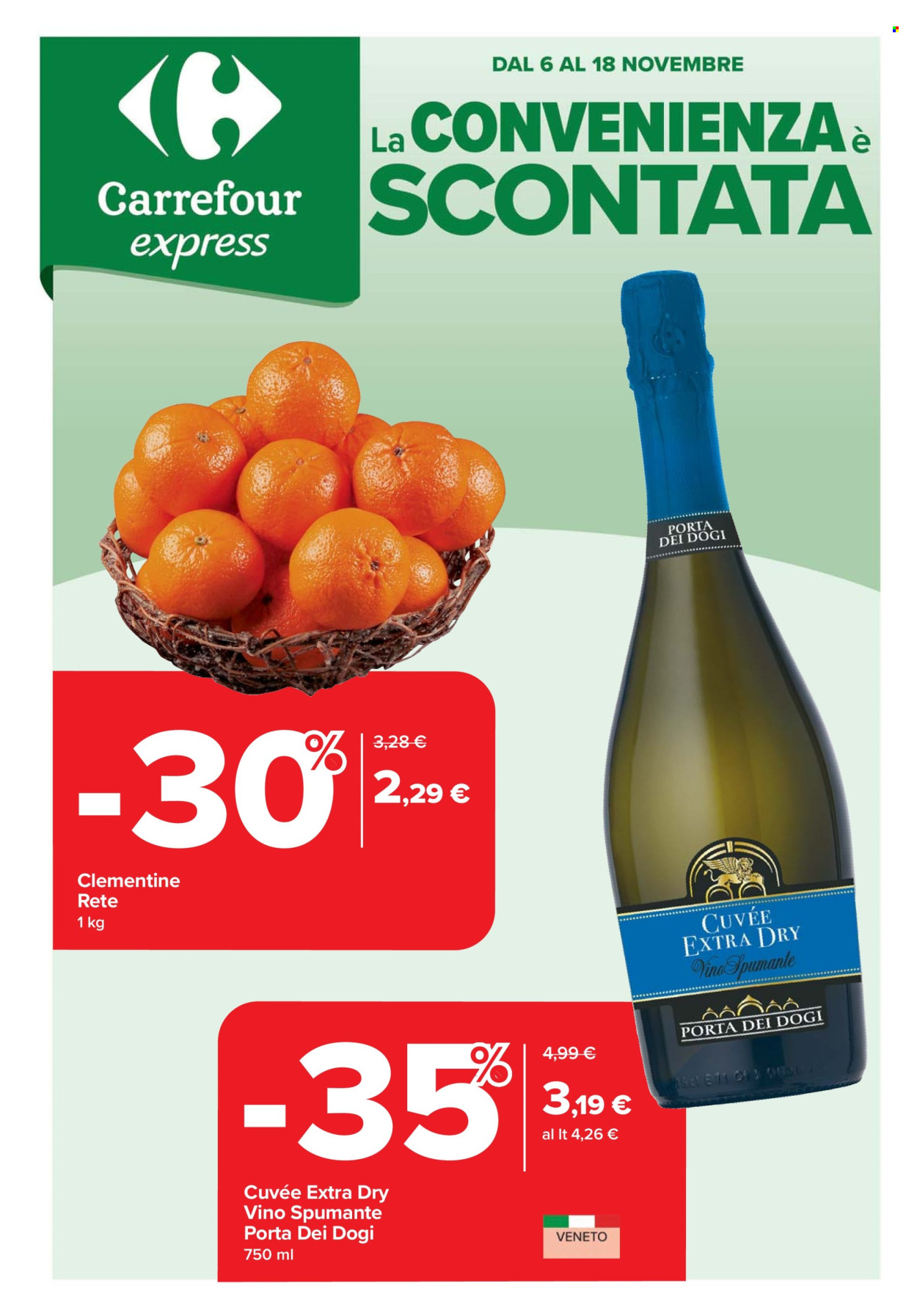Volantino Carrefour - 6/11/2025 - 18/11/2025. Pagina 1