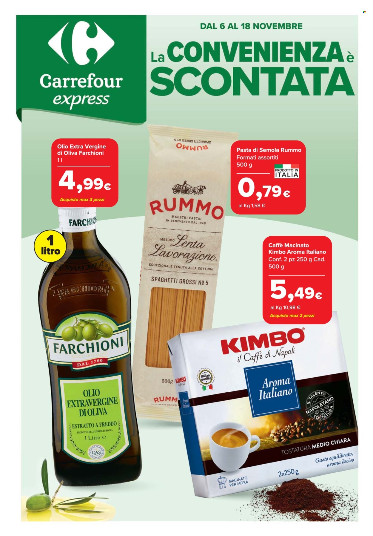 Volantino Carrefour - 6/11/2025 - 18/11/2025. Pagina 1