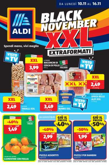 Volantino Aldi - 10/11/2025 - 16/11/2025.