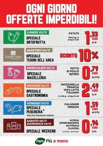 Volantino Pam Panorama - 3/11/2025 - 9/11/2025.