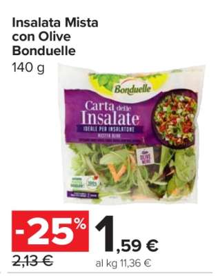 Insalata Mista con Olive Bonduelle