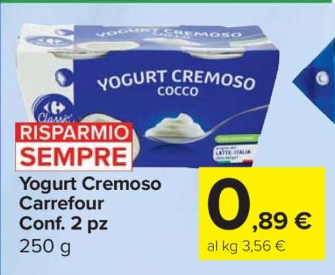 Yogurt Cremoso Carrefour