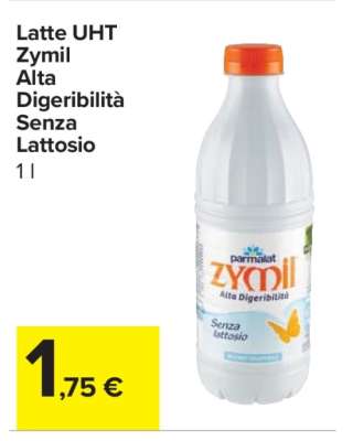 Latte UHT Zymil Alta Digeribilità Senza Lattosio