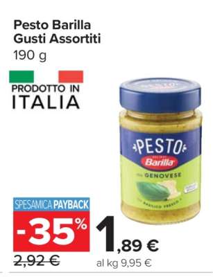 Pesto Barilla Gusti Assortiti
