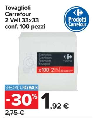 Tovaglioli Carrefour