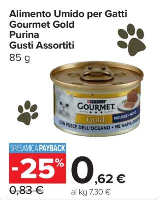 Alimento Umido per Gatti Gourmet Gold Purina Gusti Assortiti
