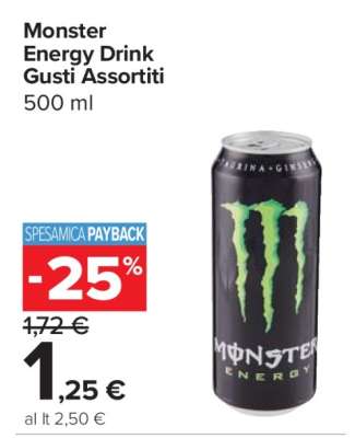 Monster Energy Drink Gusti Assortiti