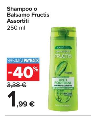 Shampoo o Balsamo Fructis Assortiti