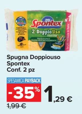 Spugna Doppiouso Spontex