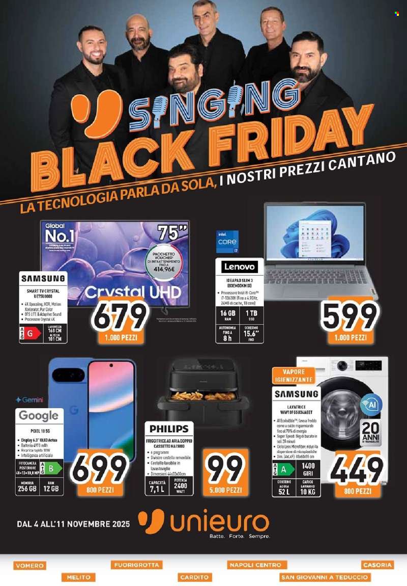 Volantino Unieuro - 4/11/2025 - 11/11/2025.