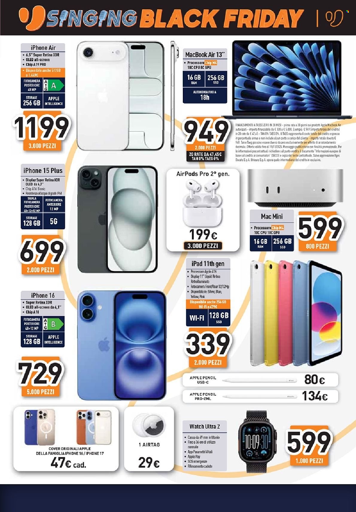 Volantino Unieuro - 4/11/2025 - 11/11/2025. Pagina 9