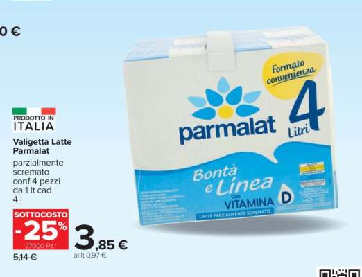 Valigetta Latte Parmalat