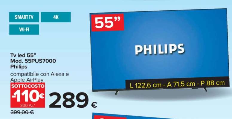 Tv led 55” Mod. 55PUS7000 Philips