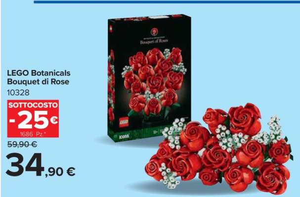 LEGO Botanicals Bouquet di Rose