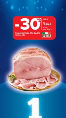 Prosciutto cotto alta qualità PARMACOTTO