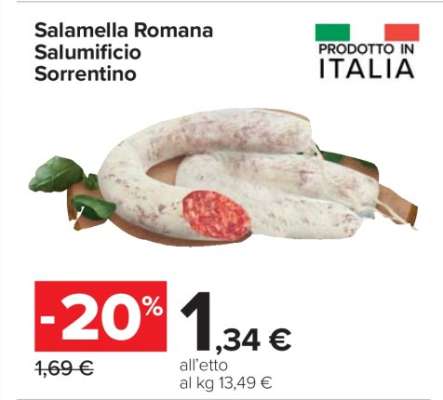 Salamella Romana Salumificio Sorrentino