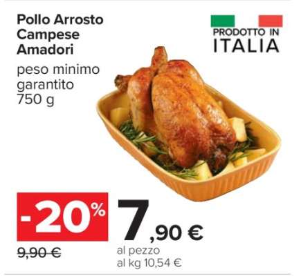 Pollo Arrosto Campese Amadori