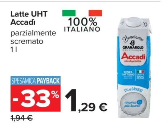 Latte UHT Accadì