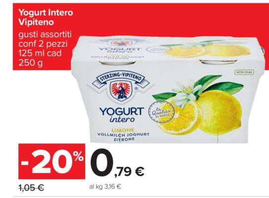 Yogurt Intero Vipiteno