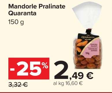 Mandorle Pralinate Quaranta