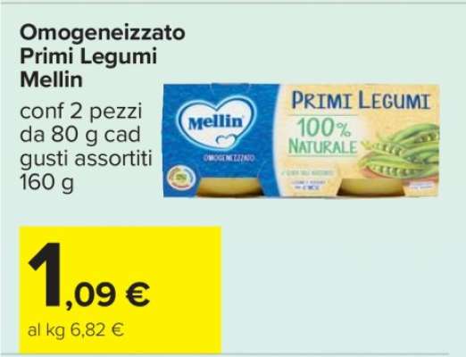Omogeneizzato Primi Legumi Mellin