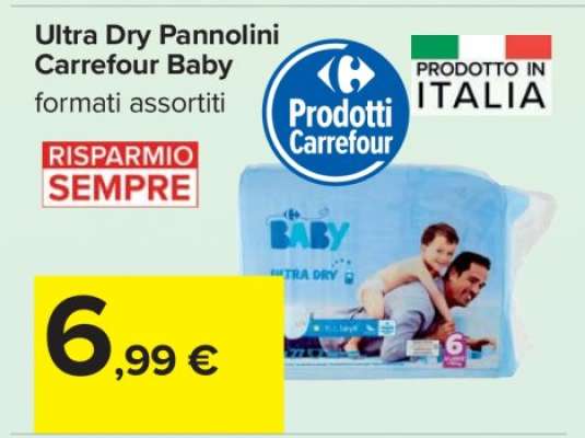 Ultra Dry Pannolini Carrefour Baby