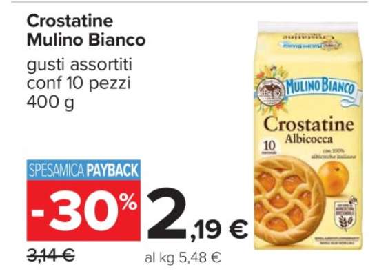 Crostatine Mulino Bianco
