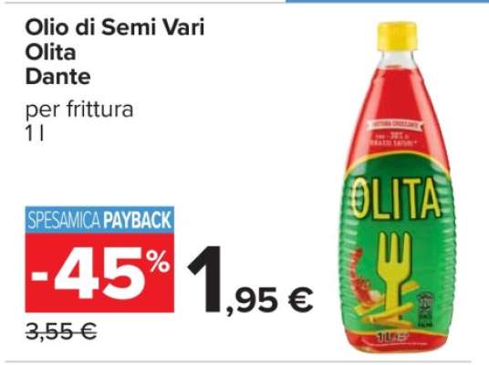 Olio di Semi Vari Olita Dante