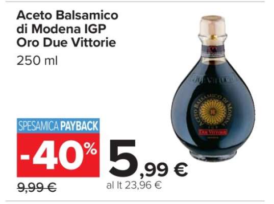 Aceto Balsamico di Modena IGP Oro Due Vittorie