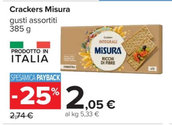 CRACKERS MISURA